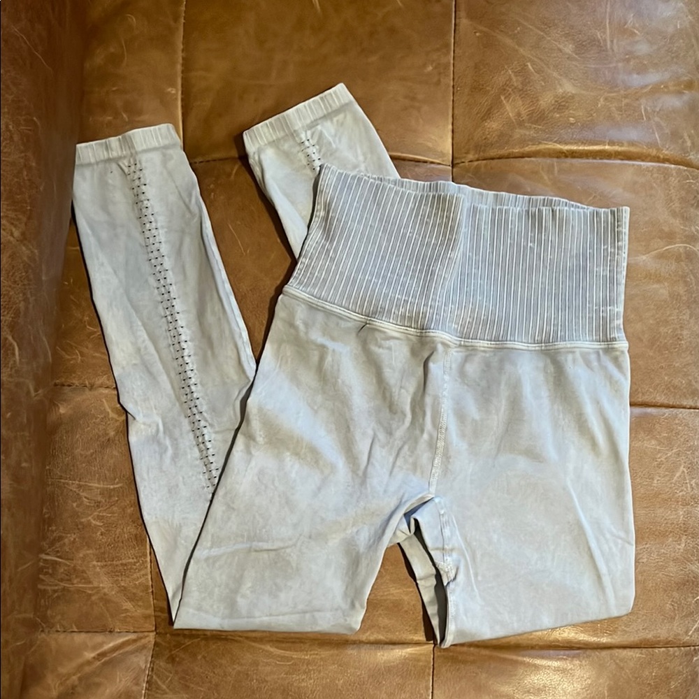 Free People Good Karma leggings ice gray size XS/S